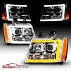 07-14 Chevy Suburban/tahoe Avalanche Chrome Led Swtichback Projector Headlights New. Price: $260.99.