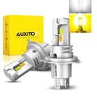 Pair Auxito H4 9003 White Yellow Dual Color Led Headlight Bulbs High Beam M6 New. Price: $33.24.