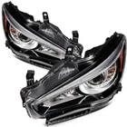 Headlights Assembly For Infiniti Q50 2014-2019 Black Housing W/led Drl New. Price: $352.99.