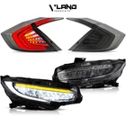 Vland Led Headlights&smoked Tail W/animation For Honda Civic Sedan 16-21 New. Price: $517.99.