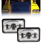 Eagle 2PCS Chrome 4 X 6" Led Headlights Chevrolet Gmc Ford Kenworth New. Price: $299.99.