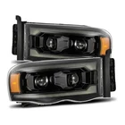 Alpharex For 02-05 Dodge Ram Truck Projector Headlights Lamp Halogen Black New. Price: $492.27.