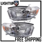 2010 Toyota Highlander Sport Us Built Left Right Pair Headlights Headlamps New. Price: $228.75.