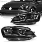 Headlamp L+r Fits Volkswagen Golf 2015-17 Projector Led Drl Headlights Assembly New. Price: $315.99.