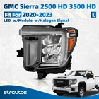 For 2020-2023 Gmc Sierra 2500 Hd Led Headlight W/halogen Signal Left Driver New. Price: $258.99.