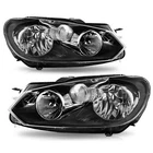 For 2010-2014 Volkswagen Golf/jetta Sportwagen Halogen Headlight Black Lh+rh 2PC New. Price: $139.00.