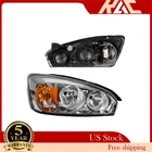 Headlight Assembly For 2004-2008 Chevy Malibu Halogen Chrome/amber Reflector New. Price: $78.49.
