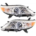 For 2011-2018 Toyota Sienna Headlight Driver And Passenger Side Pair Dot New. Price: $237.42.