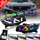 Tt-abc Rgb Led Headlights Lamp W/drl Kit For Honda Civic 2016-2021 10TH Gen New. Price: $499.00.