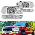 Headlights W/ Bumper Lamps For 1999-2007 Gmc Sierra 1500 2500 2000-2007YUKON Xl New. Price: $57.99.
