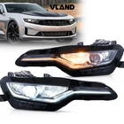 Vland Led Projector Headlights For 18-24 Chevy Camaro 1SS 2SS Clear Lens Pair New. Price: $553.49.