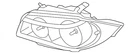 Genuine Bmw Headlamp Assembly 63-12-7-164-931 New. Price: $1000.80.