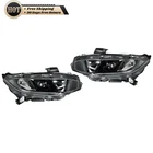 Silscvtt Rh+lh Headlight For 2016-21 Honda Civic Projector Black Housing Halogen New. Price: $101.95.