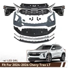 For 2024-2026 Chevrolet Trax Front Bumper Cover Grille Headlight W/ Led Drl Kit New. Price: $499.99.