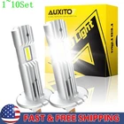 Auxito H1 Led Headlight Conversion Bulb High Low Beam 6500K Super White 1-10SET New. Price: $212.79.