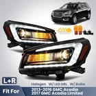 Halogen Headlight For 2013-2016 Gmc Acadia W/ Led Drl Projector Left+right Pair New. Price: $225.00.