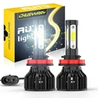 H11 H8 H9 Led Headlight Kit High Low Beam Bulb Super Bright 6000K White 30000LM New. Price: $15.99.
