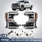 Halogen Upgrade Led Headlights 2020-2022 Ford F-250 Super Duty Chrome Pair New. Price: $660.99.