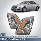 For 2008-2014 Cadillac Cts Ct-s Headlights Assy Pair Left+right Halogen Type New. Price: $124.99.