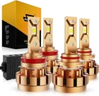Auxbeam 9005+H11 Led Combo Headlight Kit Bulbs Hi Low Canbus Decoder New. Price: $125.99.