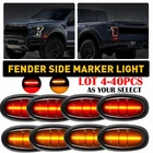 4-40X Led Side Marker Lights Front Amber+rear Red 17-21 Ford F150 Svt Raptor New. Price: $44.17.