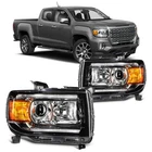 2PCS Headlights Assembly W/drl Projector For 2015-2022 Gmc Canyon Black Housing New. Price: $429.99.