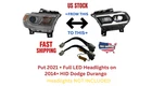 2014+ Hid Dodge Durango To 2021 Full Led Headlight Conversion Cables New. Price: $104.99.
