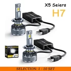 2-20 H7 Led Headlight Bulb 6500K High Low Beam Super Bright White Lamp Auxito X5 New. Price: $354.26.