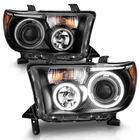 Black Projector Headlights W/ Rx Halo For 2007-2013 Tundra 2008-2017 Sequoia New. Price: $269.99.