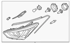 Genuine Hyundai Composite Assembly 92101-B8020 New. Price: $547.93.