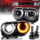 Headlights+led Kits For 3RD Gen Dodge Challenger Srt Hellcat Coupe Se 2015-22 New. Price: $289.99.