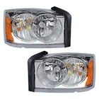 For Dodge Dakota 05 Driver & Passenger Side Replacement Headlight Set Value Line New. Price: $227.34.