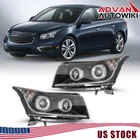 Projector Headlights For 2011-2015 Chevy Cruze Black Front Driving Lamps Lh+rh New. Price: $229.99.