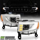 For 2014-2016 Jeep Grand Cherokee Halogen Chrome Led Tube W/ Signal Headlights New. Price: $178.99.
