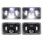Eagle Black 4IN X 6IN Led Headlights - Four Pack High & Low Beam New. Price: $399.99.