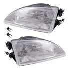 Fits 1994-1998 Mustang Headlight Exc Cobra W/ Textured Lens Set F4ZZ13008F New. Price: $62.50.