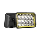 4X6 H4 Car Led Headlights 45W 6500K Hi-lo Beam Square Set Of JG-1002N New. Price: $32.23.
