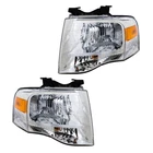 Ford Expedition 2007-2014 Headlight Driver And Passenger Side, Pair Halogen New. Price: $369.05.