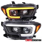 Black Fit 2016-2023 Toyota Tacoma Projector Headlights Lamps Led Drl Turn Signal New. Price: $293.99.