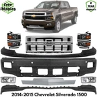 Front Bumper Paintable & Headlight Kit For 2014-2015 Chevrolet Silverado 1500 New. Price: $1125.77.
