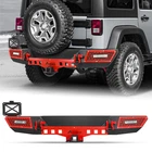 Aaiwa Steel Rear Bumper W/led Light D-rings For 2007-2018 Jeep Wrangler Jku New. Price: $299.49.