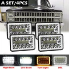 4PCS 4X6 Inch Led Headlights Hi-lo Combo Beam Lamp Chevy C10 K10 Blazer Ford New. Price: $59.85.