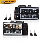 Fit For 1994-1998 C10 C/k Silverado Led Drl Headlight & Bumper Corner Lamp Black New. Price: $95.45.