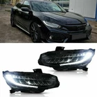 Vland Pair Led Headlights For 2016-2021 Honda Civic With Sequential Turn Signal New. Price: $280.24.