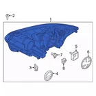 Genuine Ford Headlight Assembly LK4Z-13008-D New. Price: $800.00.