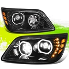 Full Led Projector Headlight Lamps For Hino 338 268 258 238 185 06-17 Black L+r New. Price: $473.00.