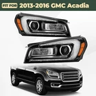 For 2013-2016 Gmc Acadia Halogen Headlight W/ Led Drl With Bulb Left+right Pair New. Price: $225.00.