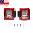 Pair For 2007-2018 Jeep Wrangler Jk Led Tail Lights Rear Brake Turn Signal Lamps New. Price: $71.35.