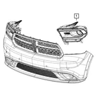 For Dodge Durango 19-20 Mopar 68423852AE Passenger Side Replacement Headlight New. Price: $1295.07.