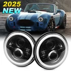 For Ac Shelby Cobra 1962-1973 Pair Inch Round Led Headlights Drl High Low Beam New. Price: $59.99.